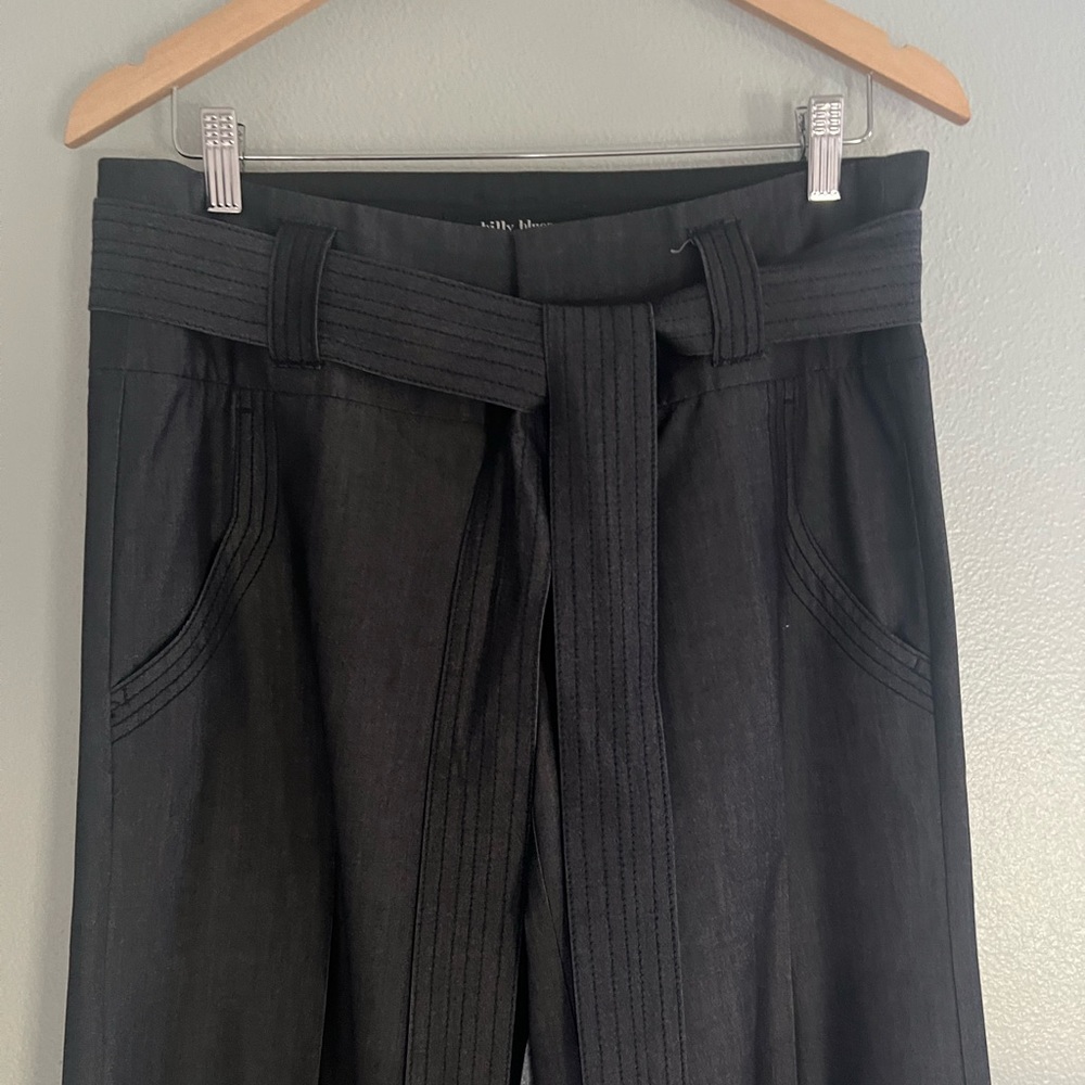 Billy Blues pants. Size 6. Blue wide leg with belt - Picture 2 of 7